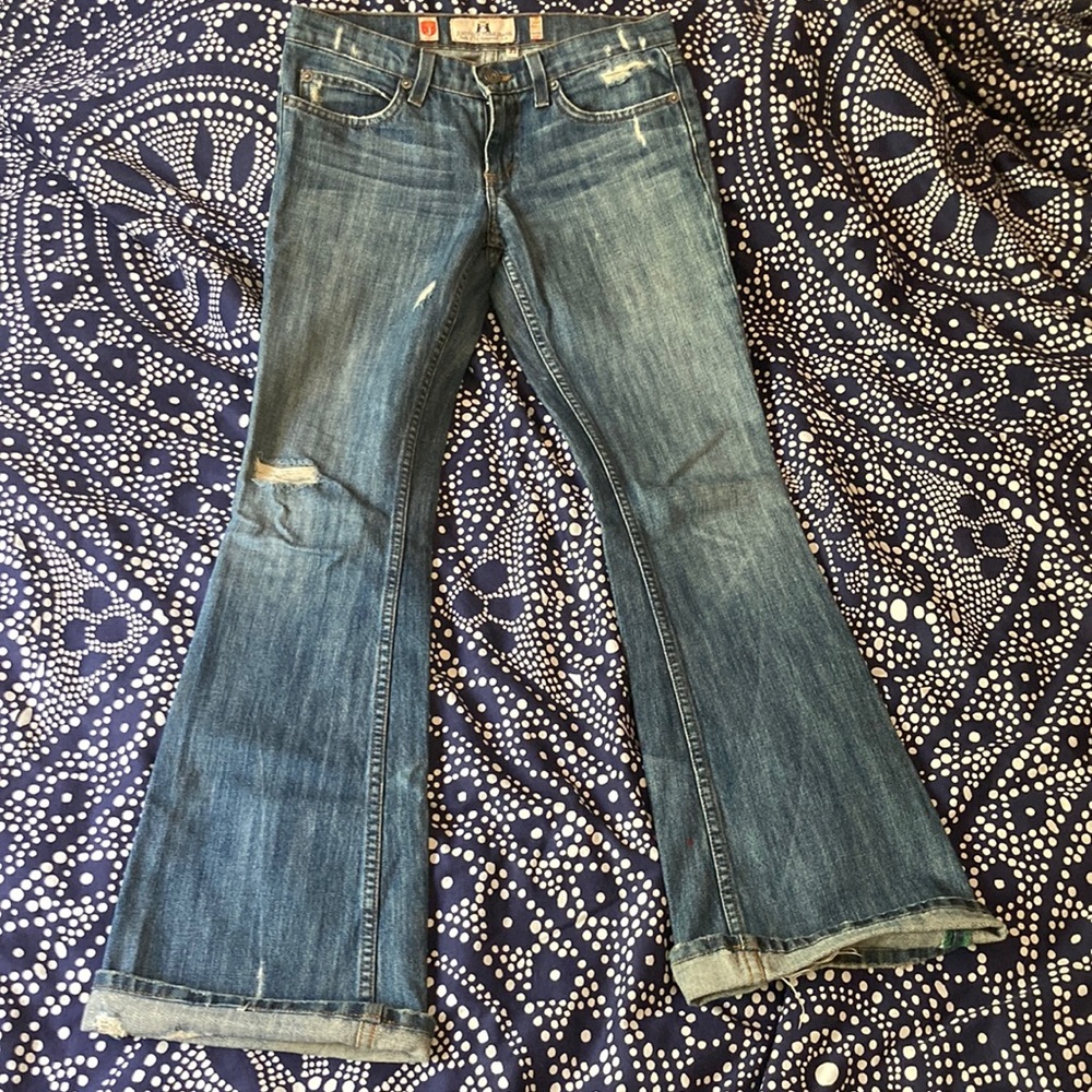 Juicy Couture Bellbottom Jeans.